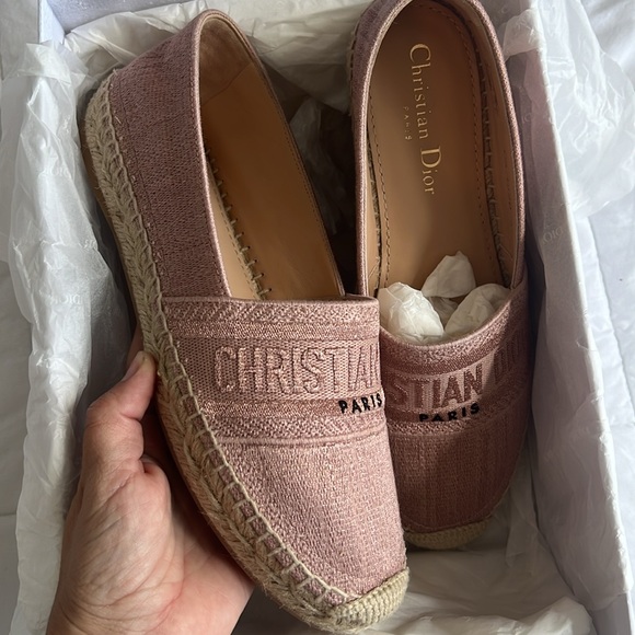 Christian Dior Rose Granville Espadrilles - Picture 5 of 13